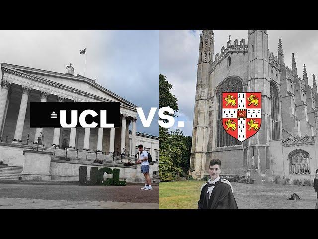 Why UCL is better than Cambridge (from studying at both)