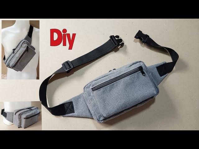 WHEN YOU NEED BELT BAG / SLING BAG , SEWING TUTORIAL MADE EASY