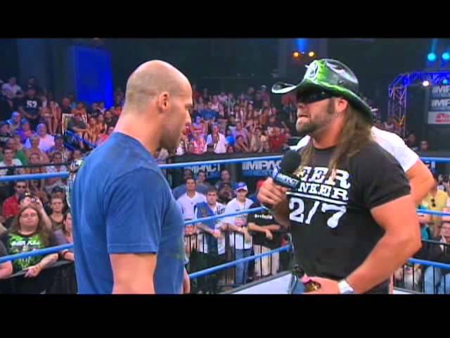 James Storm Challenges World Champion Kurt Angle