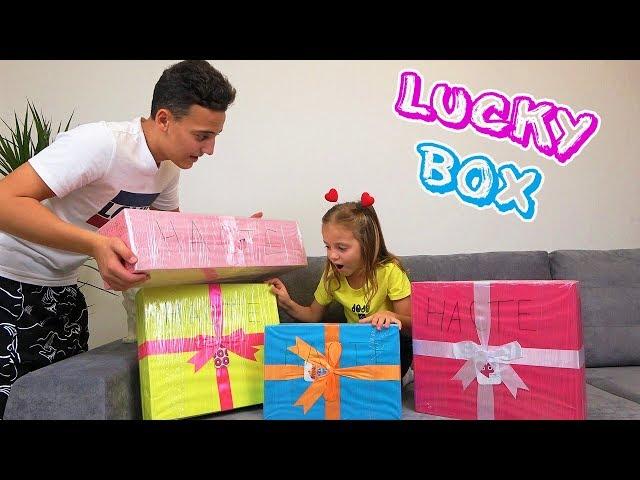 ПОДАРКИ для Насти Что внутри коробок с сюрпризами от Lucky Box