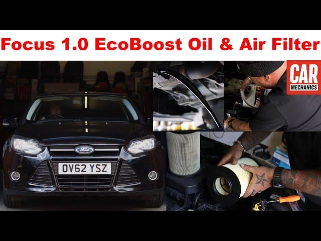 Ford Focus 1.0 EcoBoost Oil Change & Air Filter Service DIY