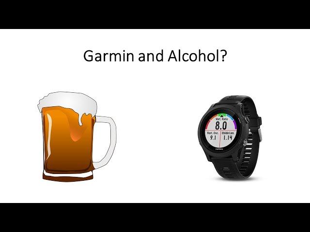 The effects of alcohol on Garmin's Stress and Body Battery