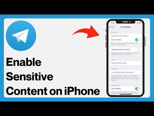 iPhone: How to Enable Sensitive Content on Telegram (2024)