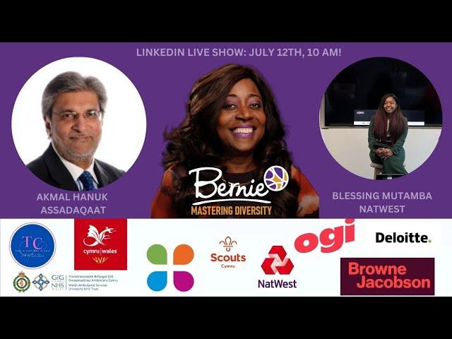 Mastering Diversity LinkedIn Live Show with Akmal Hanuk & Blessing Mutamba