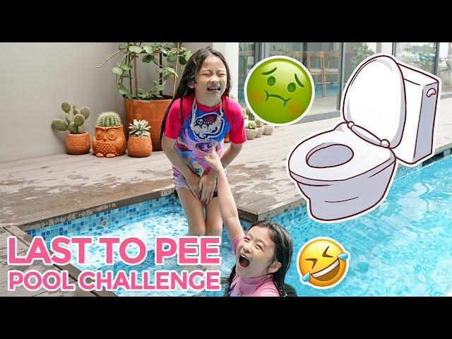 LAST TO PEE CHALLENGE | GWEN KATE FAYE