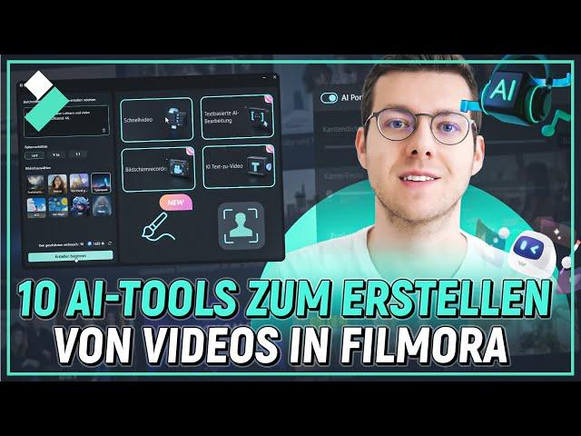 10 AI-Tools zum Erstellen von Videos in Filmora