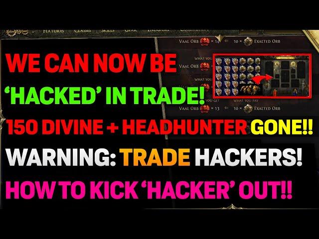 WARNING!! NEW Potential POE 2 TRADE HACKERS!! | I Have STOPPED Trading For Now!