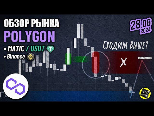 Криптовалюта Polygon   Binance  Обзор Рынка MATIC  Анализ и зоны интереса 28 06 24