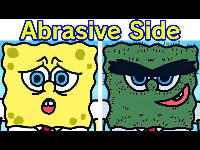 Friday Night Funkin' Spongeasm / Phantasm but Spongebob and Abrasive Side Sings It (FNF Mod/Hard)