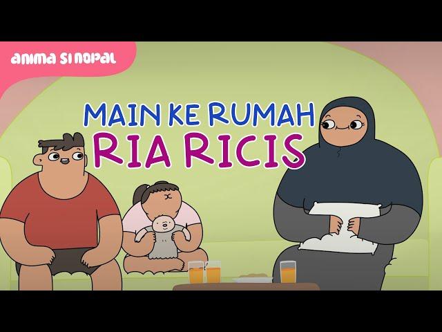 Main Ke Rumah Ria Ricis Sambil Bawa Boneka Terkutuk - Kartun Lucu