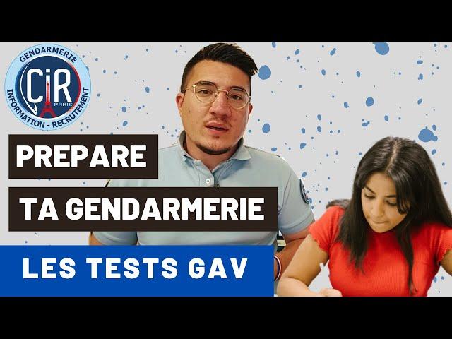 PREPARE TA GENDARMERIE - LES TESTS DE GENDARME ADJOINT VOLONTAIRE