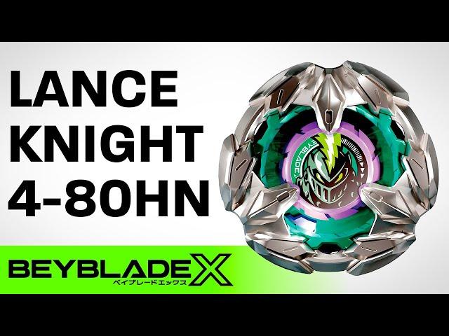 BEYBLADE X | Meet the new LANCE KNIGHT 4-80HN!!