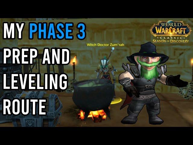 My Phase 3 Prep and Leveling Guide | Phase 3 Couldn't Be Easier! | KallTorak WoW Season of Discovery