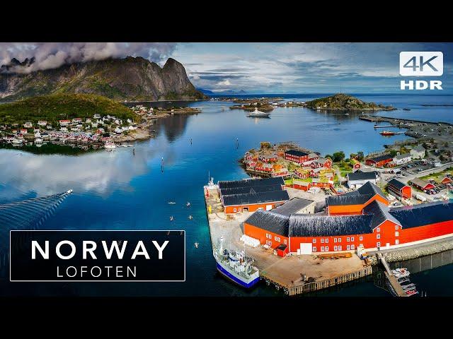 LOFOTEN - MOST SCENIC TOWNS on EARTH, Reine, Siskroy, NORWAY 4K  - Cinematic Wander