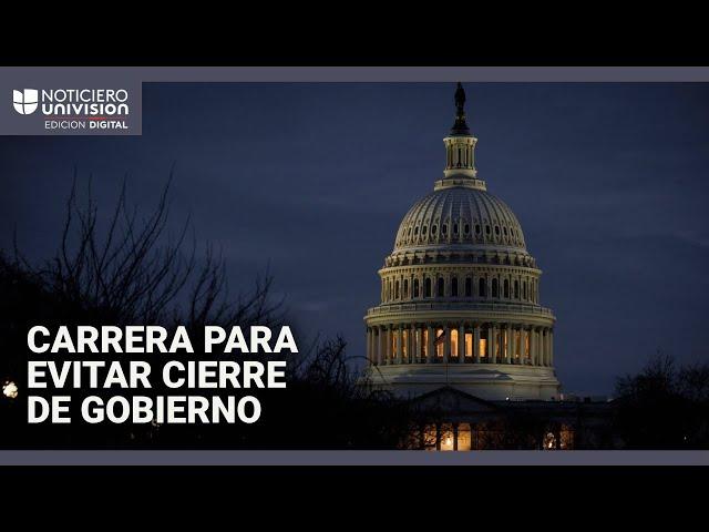 Republicanos anuncian nueva propuesta de financiación para intentar evitar el cierre del gobierno