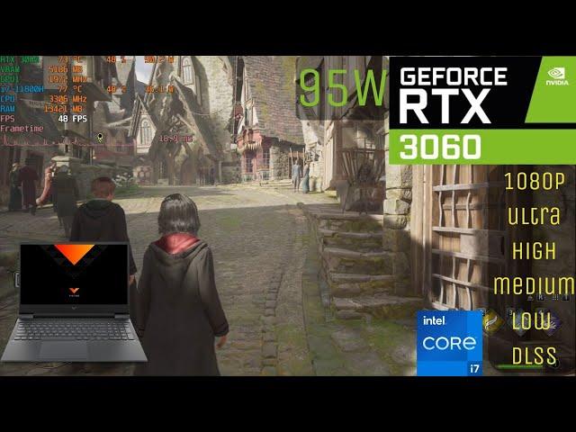 RTX 3060 Laptop 95W - Hogwarts Legacy - HP VICTUS 16 [Check Description]