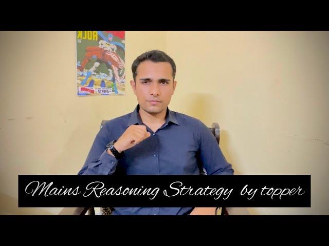 SBI PO Mains REASONING Strategy | by Topper Ashutosh Sharma (MUST WATCH!)