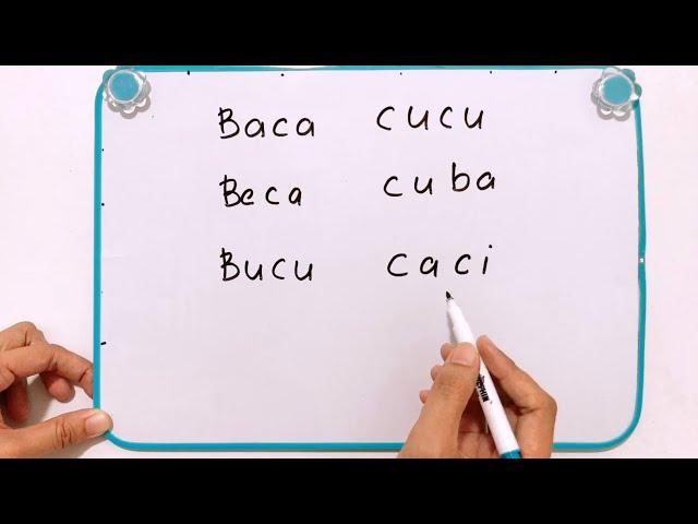 Belajar Membaca Dua Suku Kata | Belajar Mengeja (Boboiboy!)