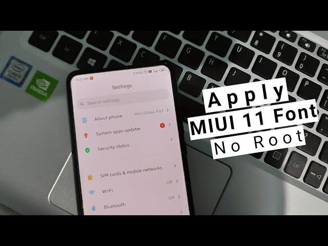 Apply MIUI 11 Font Without Root \ Redmi K20 Pro \ Poco F1 \ Any Redmi Phones
