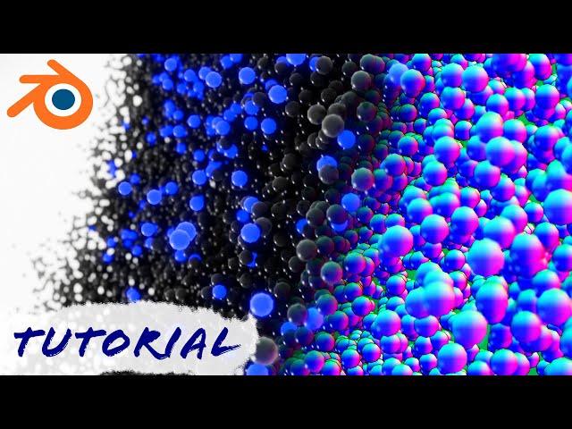 PS5 Reveal Particle Simulation in Blender 2.83 EEVEE Tutorial