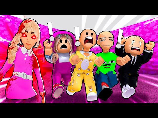 WE ESCAPE THE EVIL BARBIE OBBY W/ FANS! Roblox | Funny moments