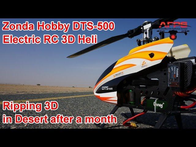 Zonda Hobby DTS 500 Electric 3D RC Helicopter 3D In Desert