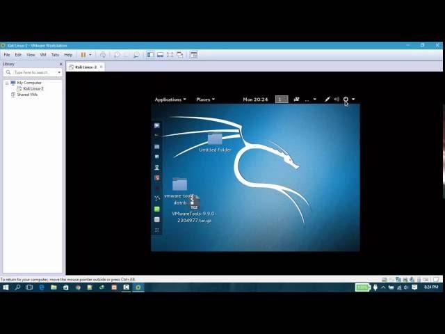 How to setup Kali Linux 2.0 in VMware Workstation 11 or 12