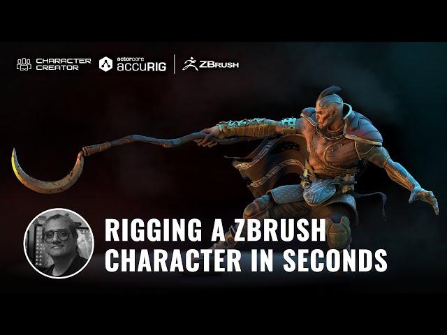 Angel Ricalde’s In-Depth Guide of AccuRIG to Creating & Posing ZBrush Characters | Characer Creator