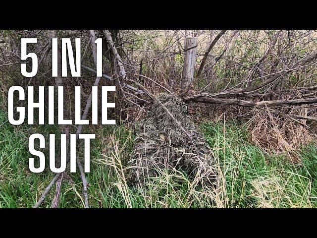 5 in 1 Ghillie Suit | 3D Camouflage Hunting Apparel