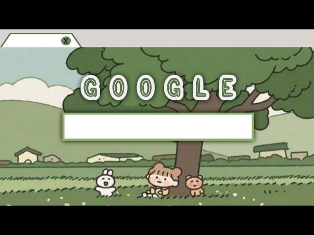 GOOGLE SEARCH INTRO TEMPLATE | *no copyright (cute intro no text)