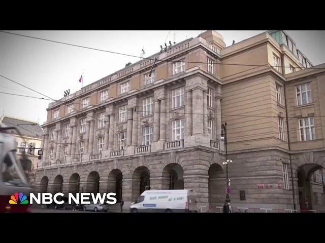Bodycam footage shows Prague police response to university shooting