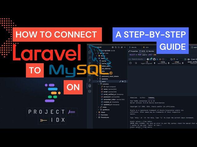 How to Connect Laravel to MySQL on Project IDX: Step-by-Step Guide