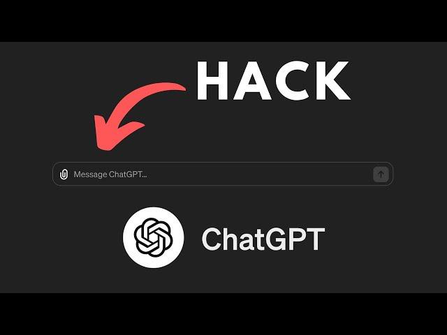 How to HACK ChatGPT