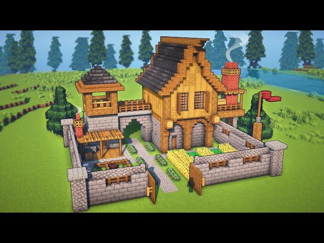 Minecraft: Medieval Survival Base Tutorial | Easy