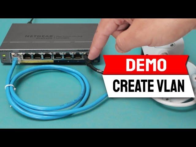 How to Create VLAN in a NetGear Switch (GS 108PE)