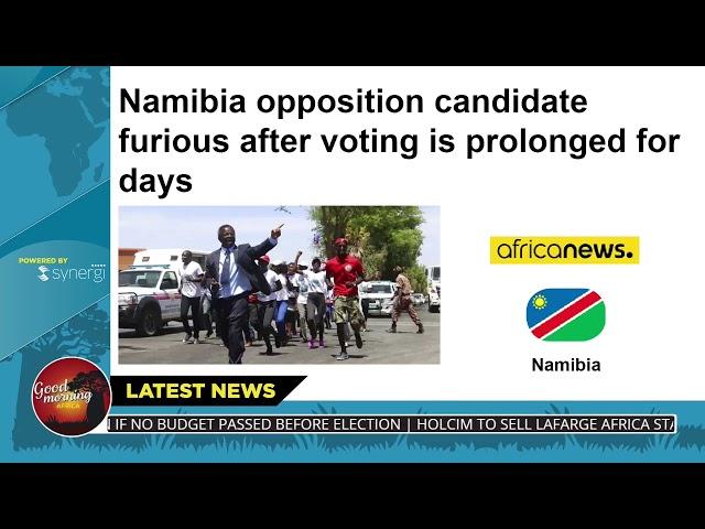 Election tensions in Namibia - opposition speaks out