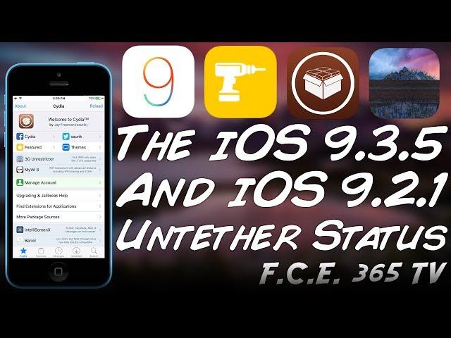 iOS 9.3.5 Untether (Phoenix) STATUS and iOS 9.2.1 Untethered (Home Depot Jailbreak)
