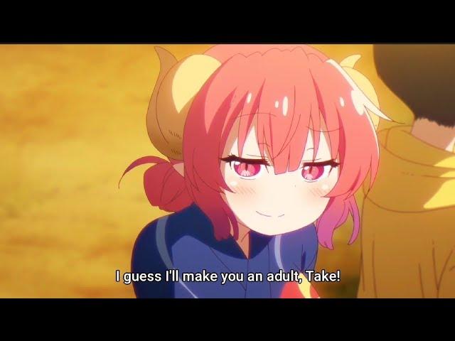 Ilulu wants take to make him an adult| Kobayashi dragon maid season 2