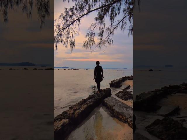 sunset di pulau bulat #travel #travelling #vacation #nature #adventuretrip #exploreindonesia