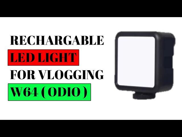 Rechargeable Led Light For All Camera And Mobile Vlogging | Rabbi's Unboxing #shorts