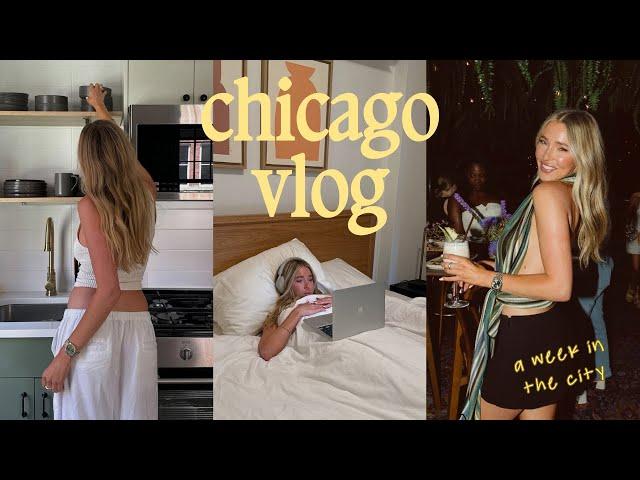 a week in chicago: hosting an event, summer in chi, ring shopping (hehe)