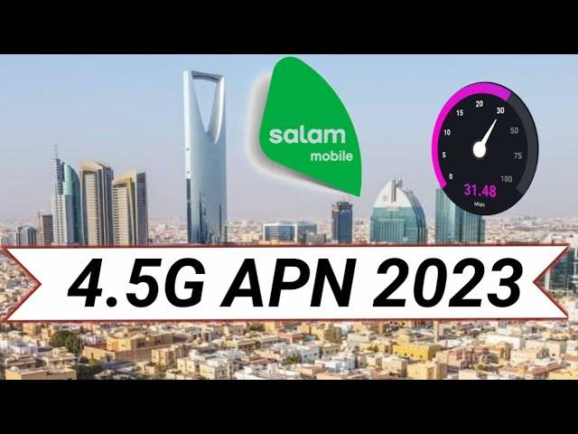 Salam New Fast internet Settings | salam Mobile  internet Settings