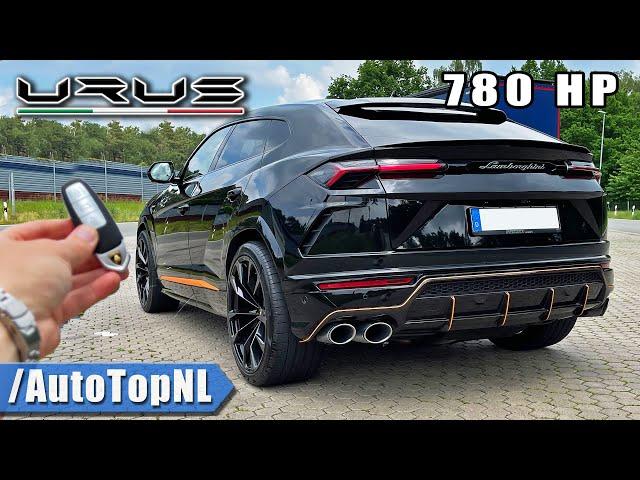 780HP Lamborghini Urus REVIEW on AUTOBAHN [NO SPEED LIMIT] by AutoTopNL