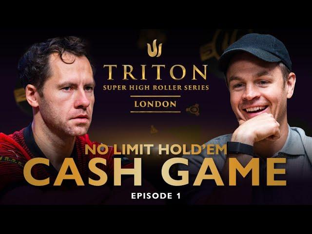 No Limit Hold'em CASH GAME | Episode 1 - Triton Poker London 2023 Part 1