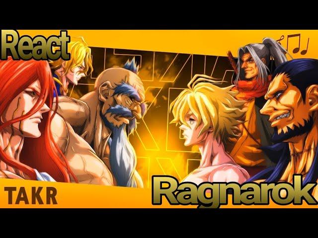 Luas superiores 1, 2 ,3 Reagindo Rap do Ragnarok @Takeru /UnionZ -Shuumatsu no Valkyrie