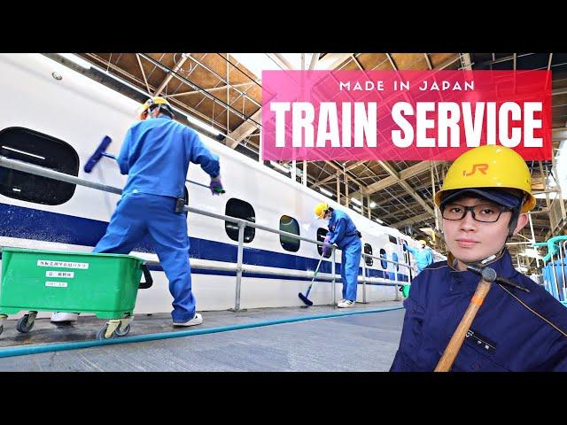 How Shinkansen Bullet Trains are Serviced Daily - Made in Japan