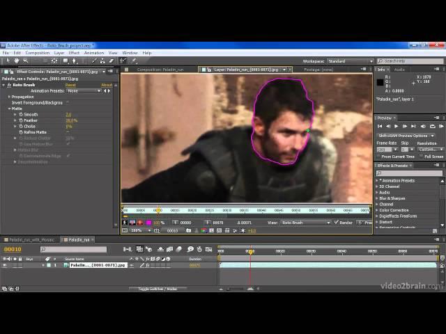 Adobe After Effects CS5: Isolating a Subject with Roto Brush