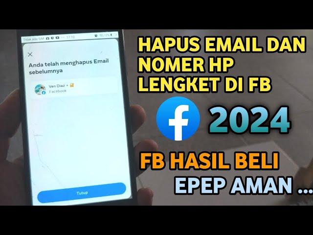 Cara terbaru hapus email dan nomer hp lengket fb 2024