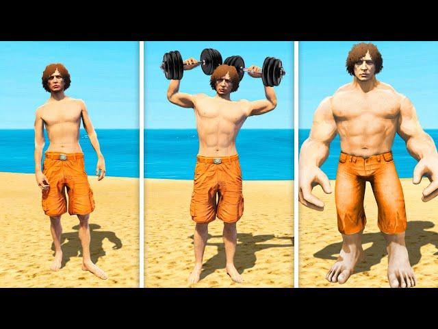 BECOMING THE STRONGEST MAN in GTA 5 RP!