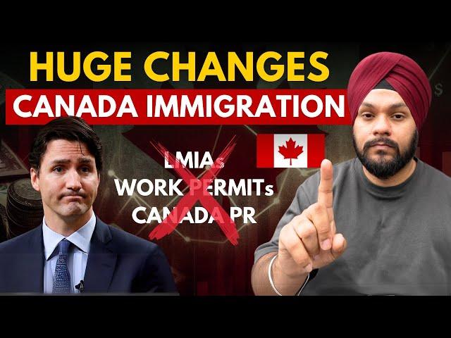 BIG CHANGES in CANADA Immigration | NO LMIA & Work Permits for Immigrants